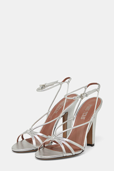 SILVER LEATHER SHOES 3