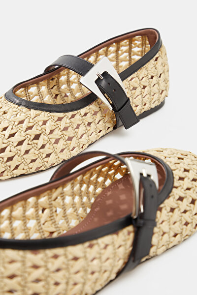 BLACK FLAT SHOESS 4
