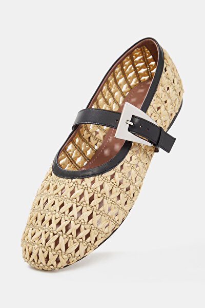 BLACK FLAT SHOESS 5
