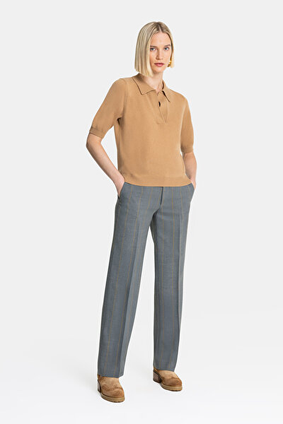 CAMEL POLO NECK TRICOT 4
