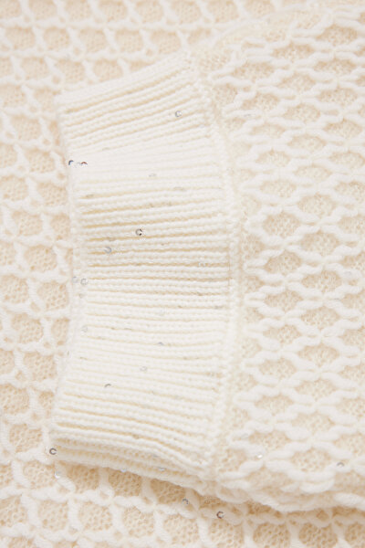 EKRU PAYETLİ TRİKO 8