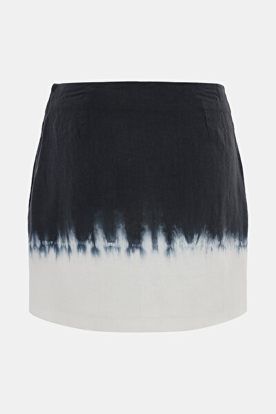 CREAM LINEN SKIRT 4