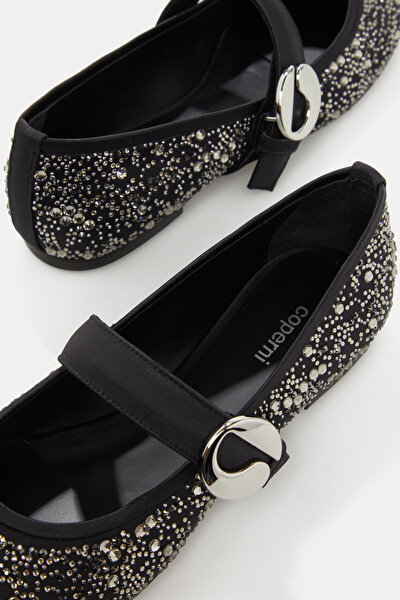 SILVER FLAT SHOES 5