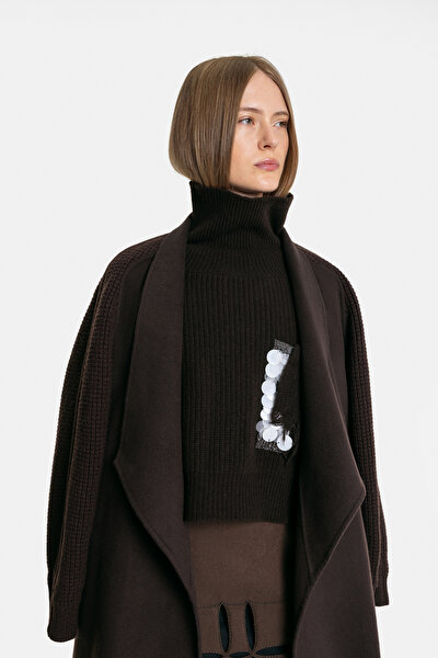 BROWN REEFER JACKET 4