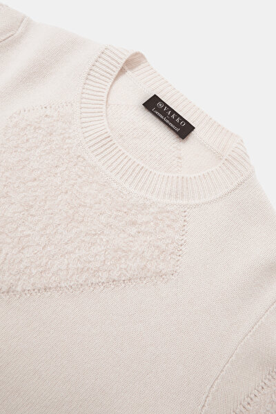 ECRU BASIC / ROUND NECKLINE TRICOT 8