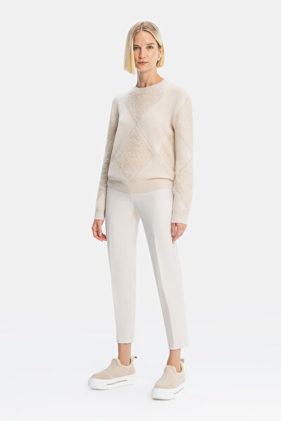 ECRU BASIC / ROUND NECKLINE TRICOT 5