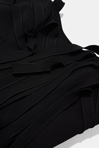 BLACK MIDI DRESS 3