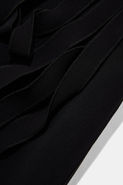 BLACK MIDI DRESS 4