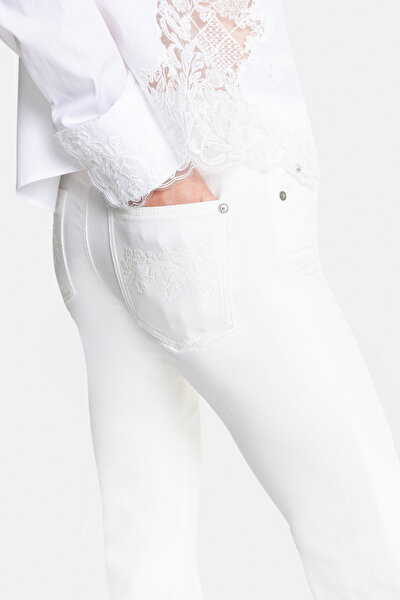BEYAZ JEAN PANTOLON 5