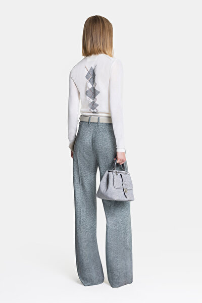 GREY UPRIGHT COLLAR TRICOT 5