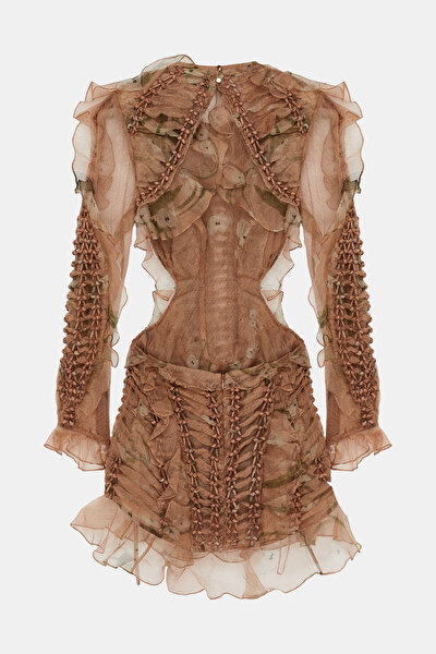 DRIED ROSE MINI DRESS 4