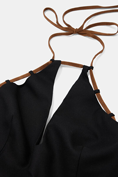 BLACK MIDI DRESS 3