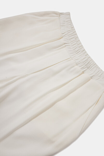 ECRU STRAIGHT CUT TROUSERS 3