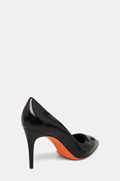 BLACK LEATHER SHOES 4