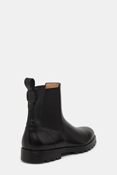 BLACK LEATHER BOOT 4