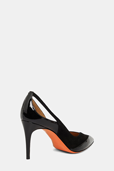 BLACK LEATHER SHOES 4