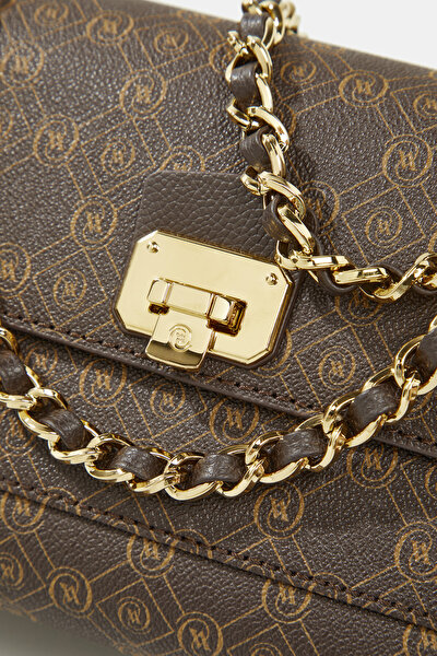 BEIGE MONOGRAM BAG 5