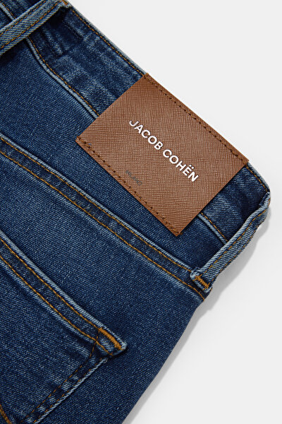 MAVİ DAR PAÇA DENIM PANTOLON 4