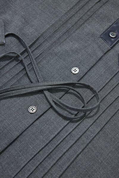 NAVY BLUE LONG SLEEVE DRESS 10
