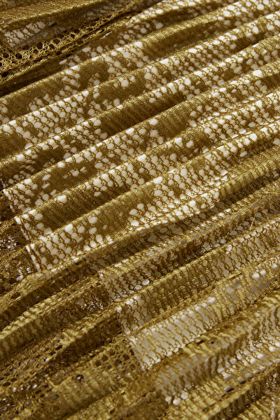 EKRU-HAKİ PİLELİ ETEK 8