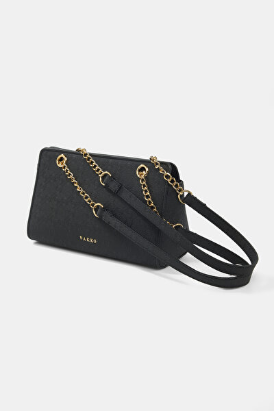 BLACK MONOGRAM BAG 4