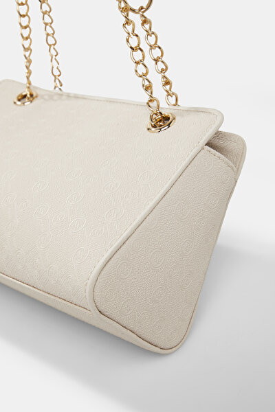 ECRU MONOGRAM BAG 5