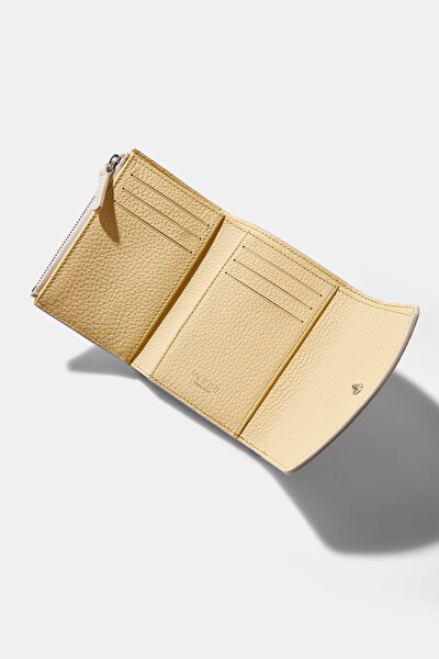 YELLOW MONOGRAM LEATHER WALLET 4