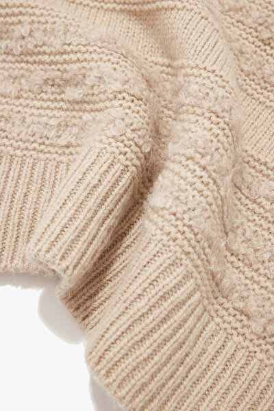 BEIGE BASIC / ROUND NECKLINE TRICOT 8