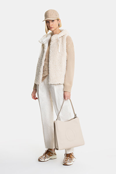 BEIGE BASIC / ROUND NECKLINE TRICOT 4