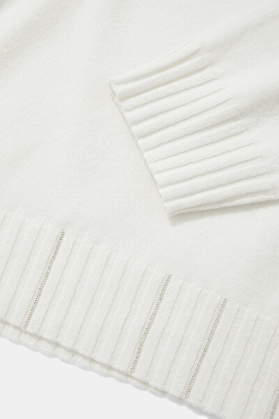 ECRU BASIC / ROUND NECKLINE TRICOT 8