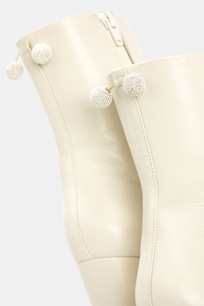 ECRU LEATHER BOOT 4