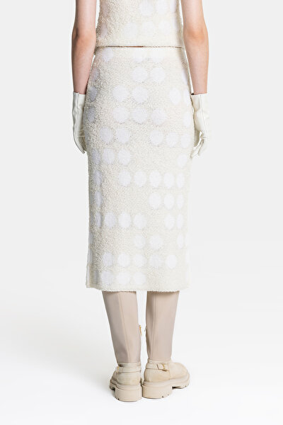 ECRU MIDI SKIRT 4