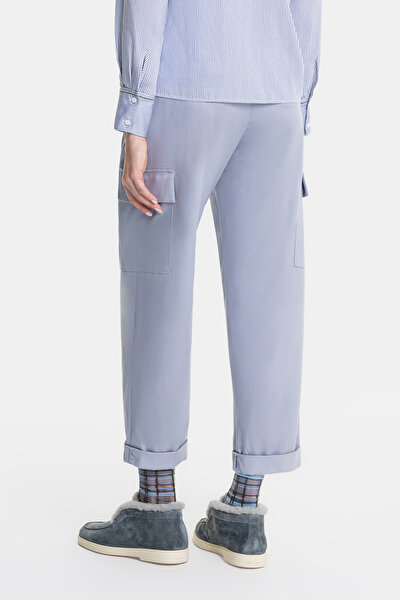 LILAC STRAIGHT CUT TROUSERS 4