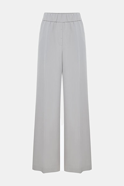 GREY WIDE LEG TROUSERS 5
