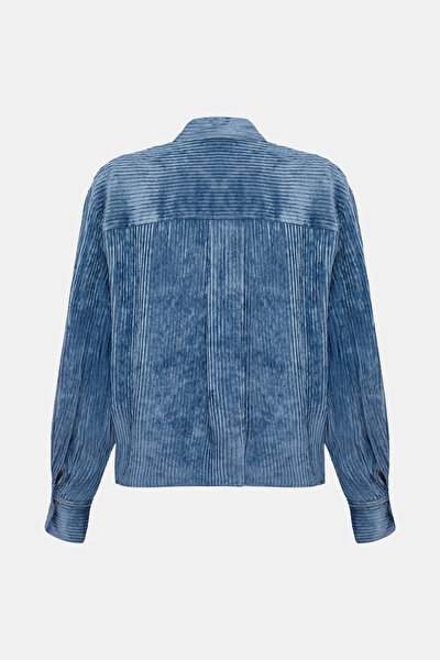 INDIGO LONG SLEEVE SHIRT 8
