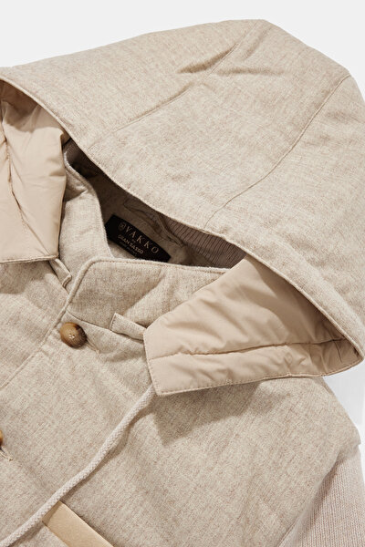 BEIGE WOOL COAT 3