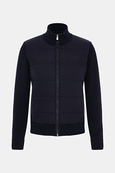 NAVY BLUE WOOL COAT 8
