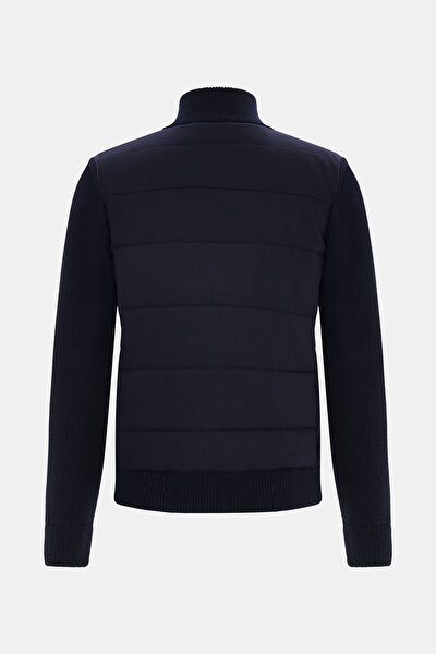NAVY BLUE WOOL COAT 9