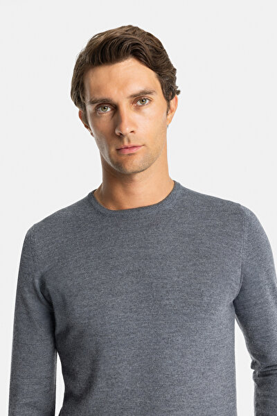 GREY BASIC / ROUND NECKLINE TRICOT 3
