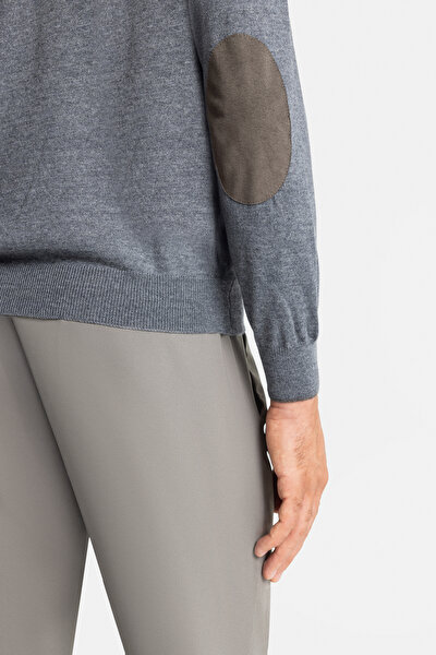 GREY BASIC / ROUND NECKLINE TRICOT 4