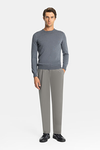 GREY BASIC / ROUND NECKLINE TRICOT 5