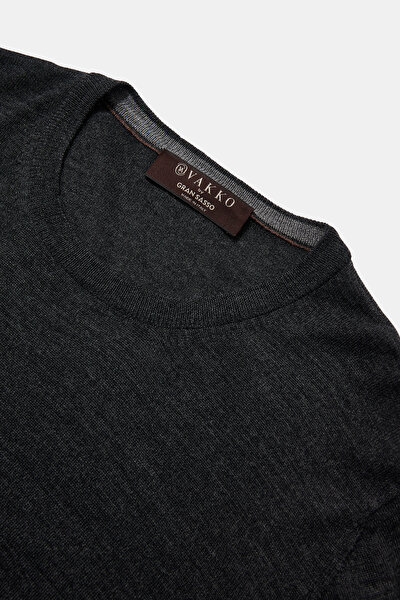 SMOKED BASIC / ROUND NECKLINE TRICOT 3