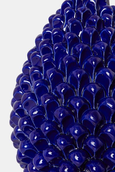 Vakko Blue Cone Decoratıve Object