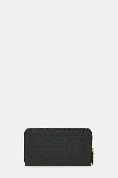 BLACK MONOGRAM WALLET 3