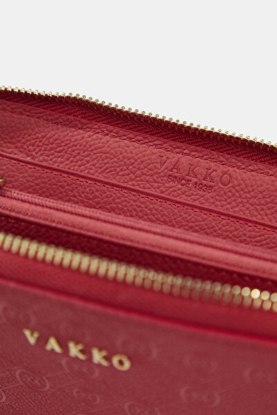 RED MONOGRAM WALLET 5