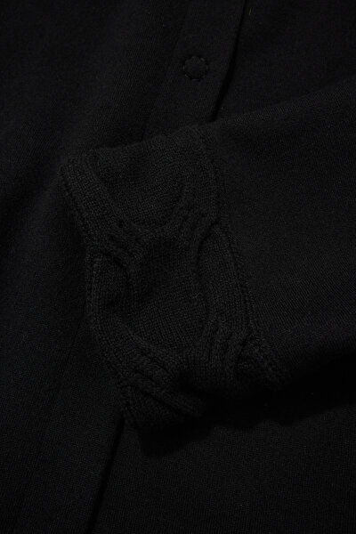 BLACK REEFER JACKET 4