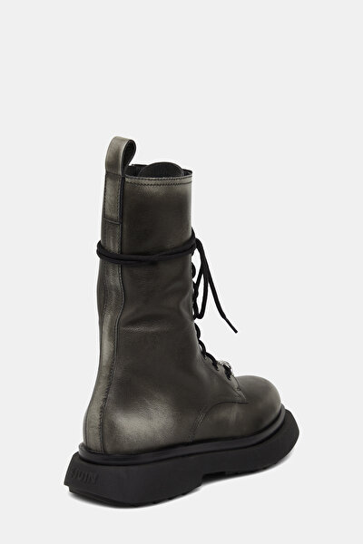 GREY LEATHER BOOT 4