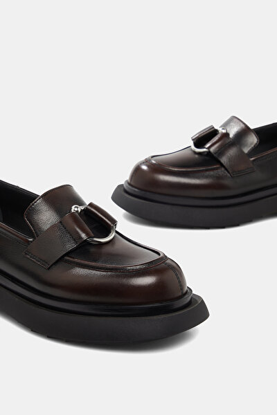 KAHVE DERİ LOAFER 8