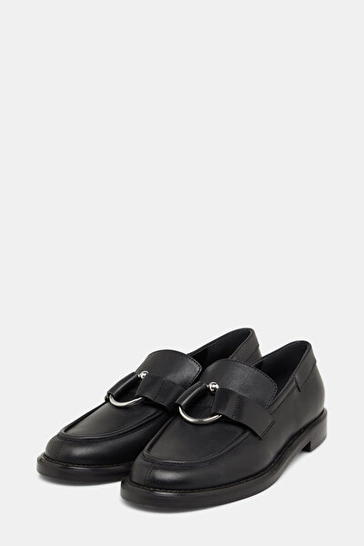 BLACK LEATHER SHOES 3