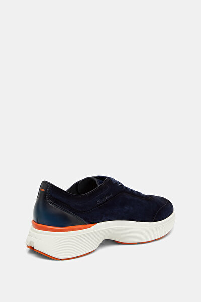 NAVY BLUE LEATHER SHOE 3